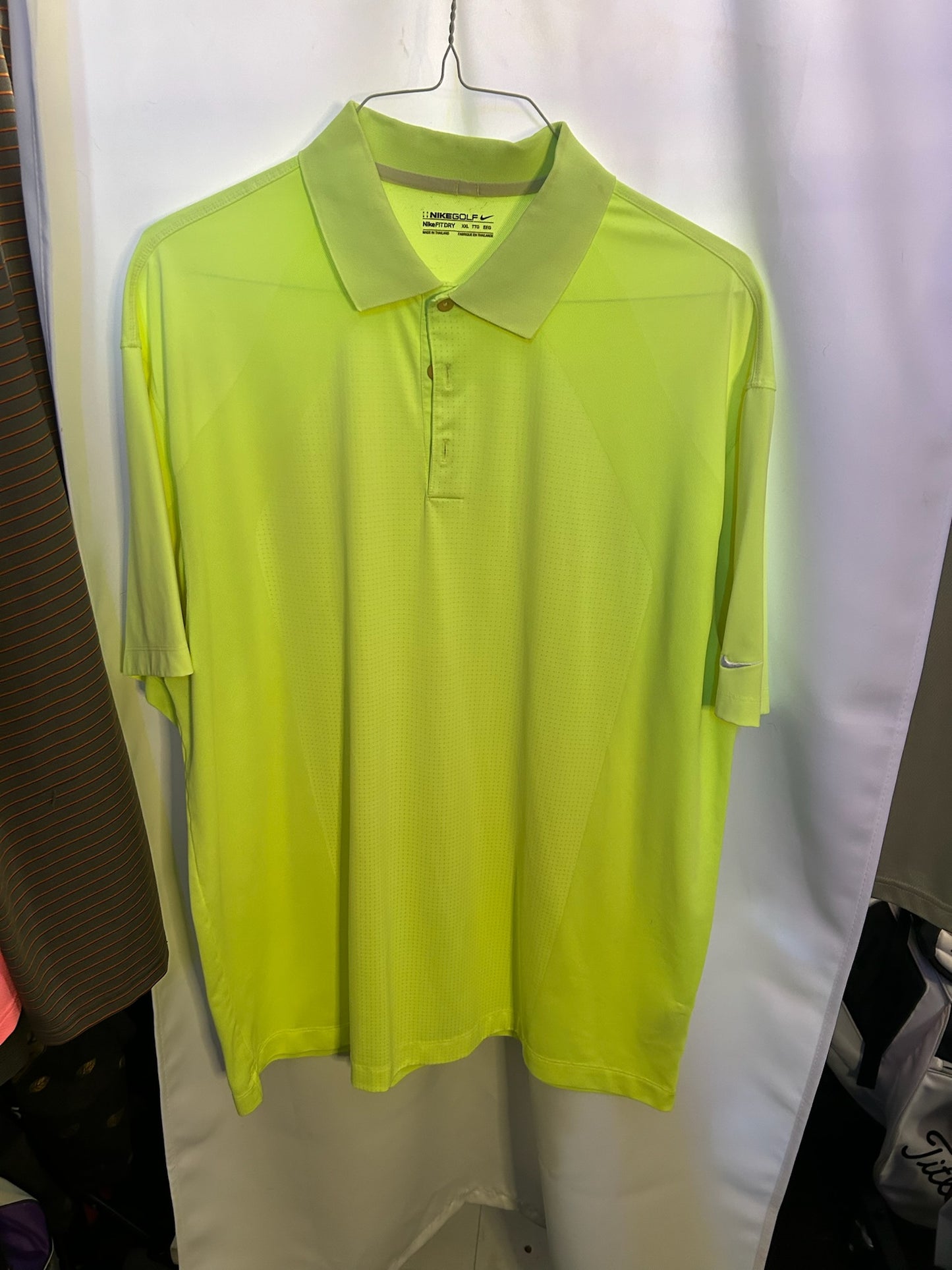 Nike Golf Dri-Fit Polo XXL Yellowish