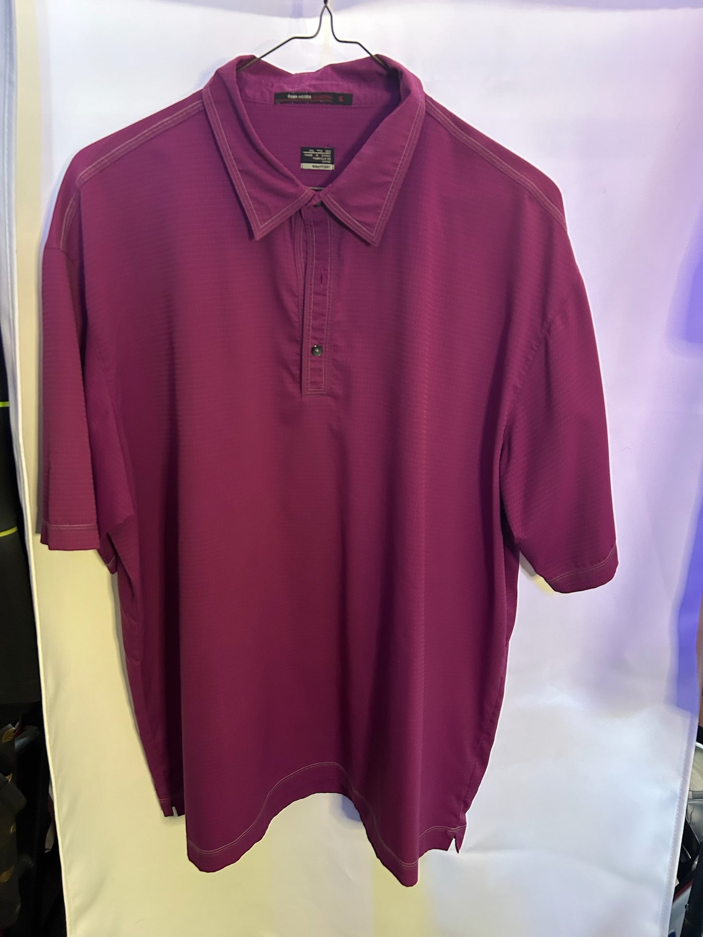 Nike Tiger Woods Collection Polo XXL Purple
