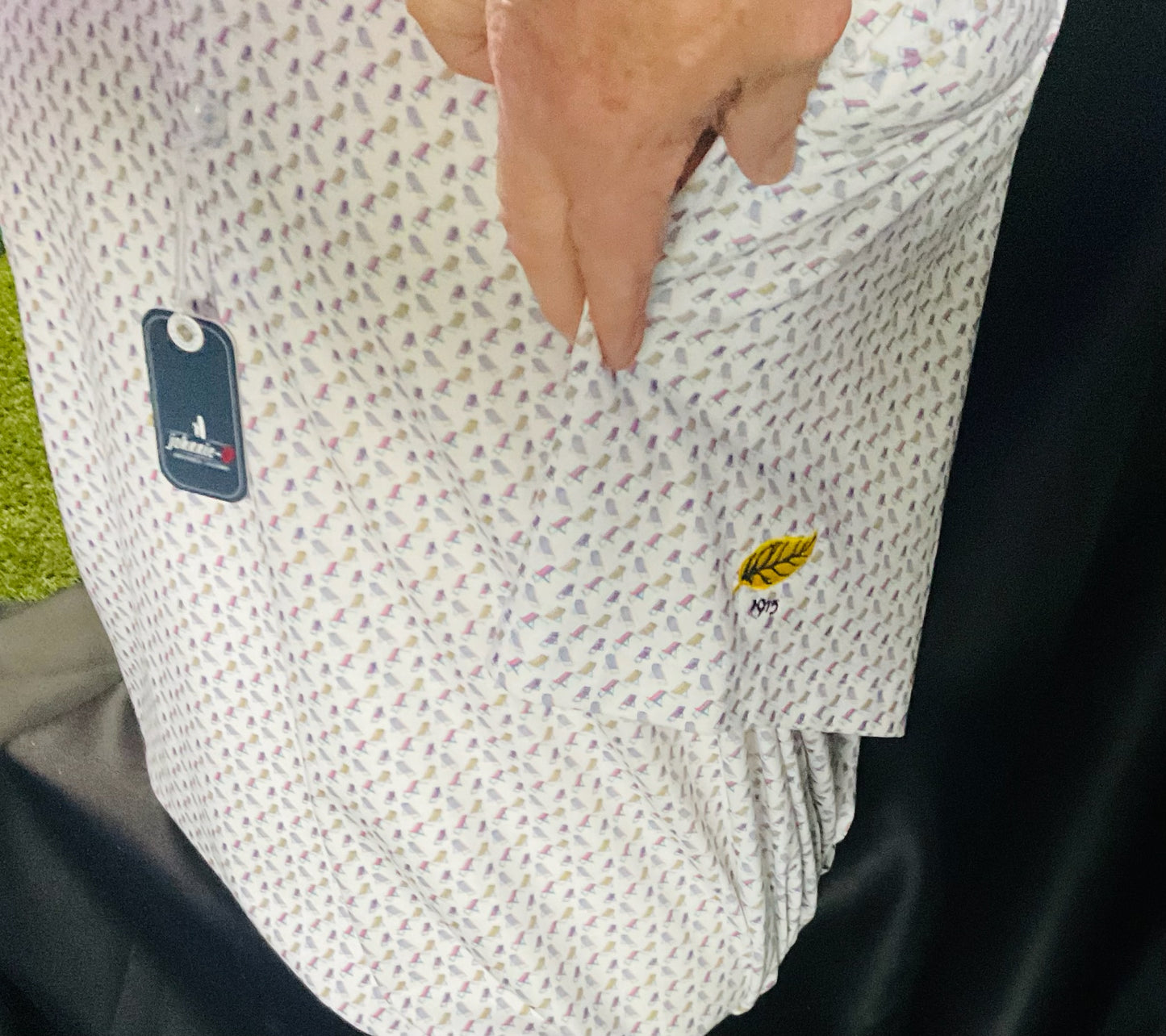 Johnnie-O Short Sleeve Performance Polo, 2X Sitton-White