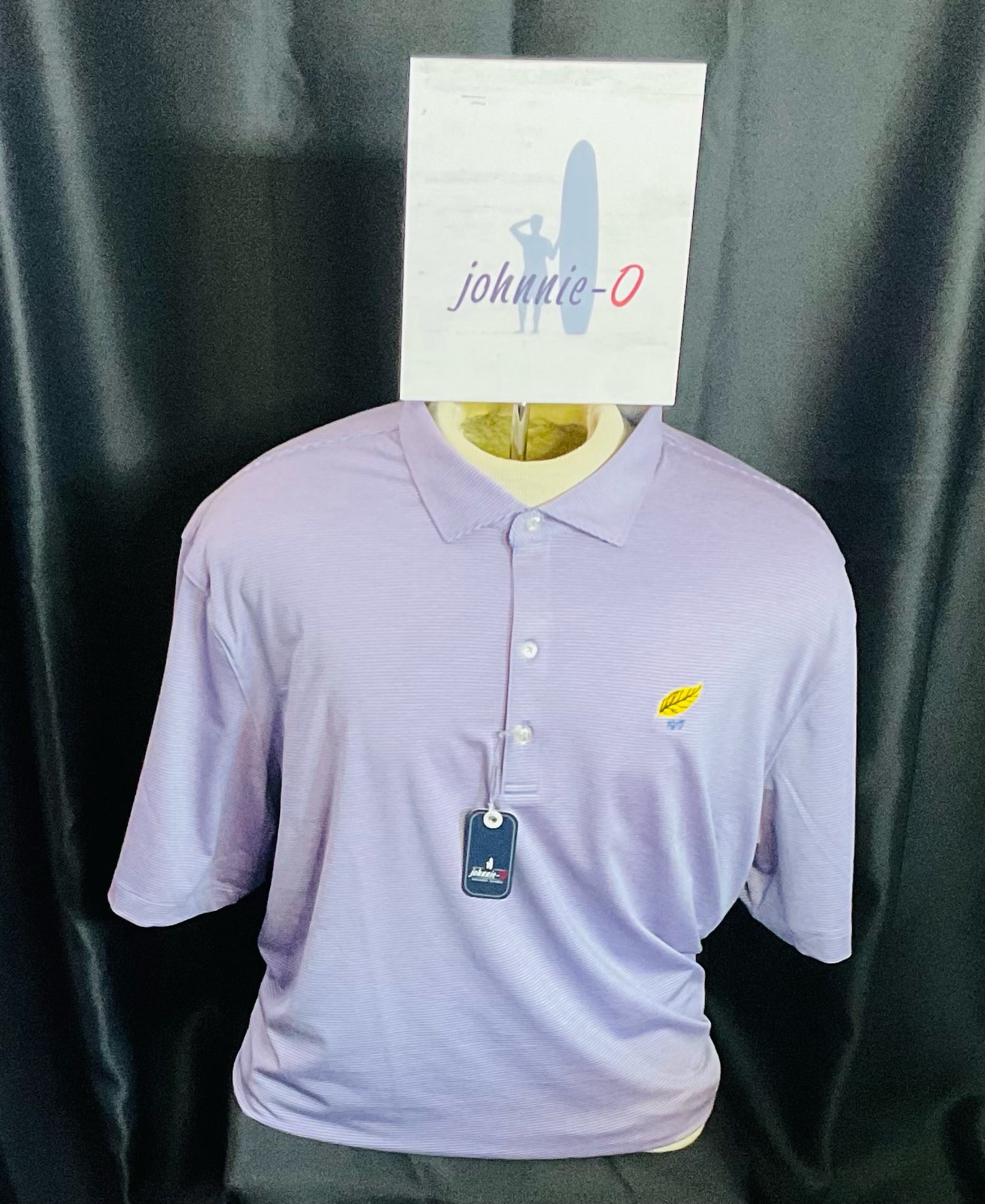Johnnie-O Short Sleeve Moisture Wicking Polo, 2X Lyndon-Victory