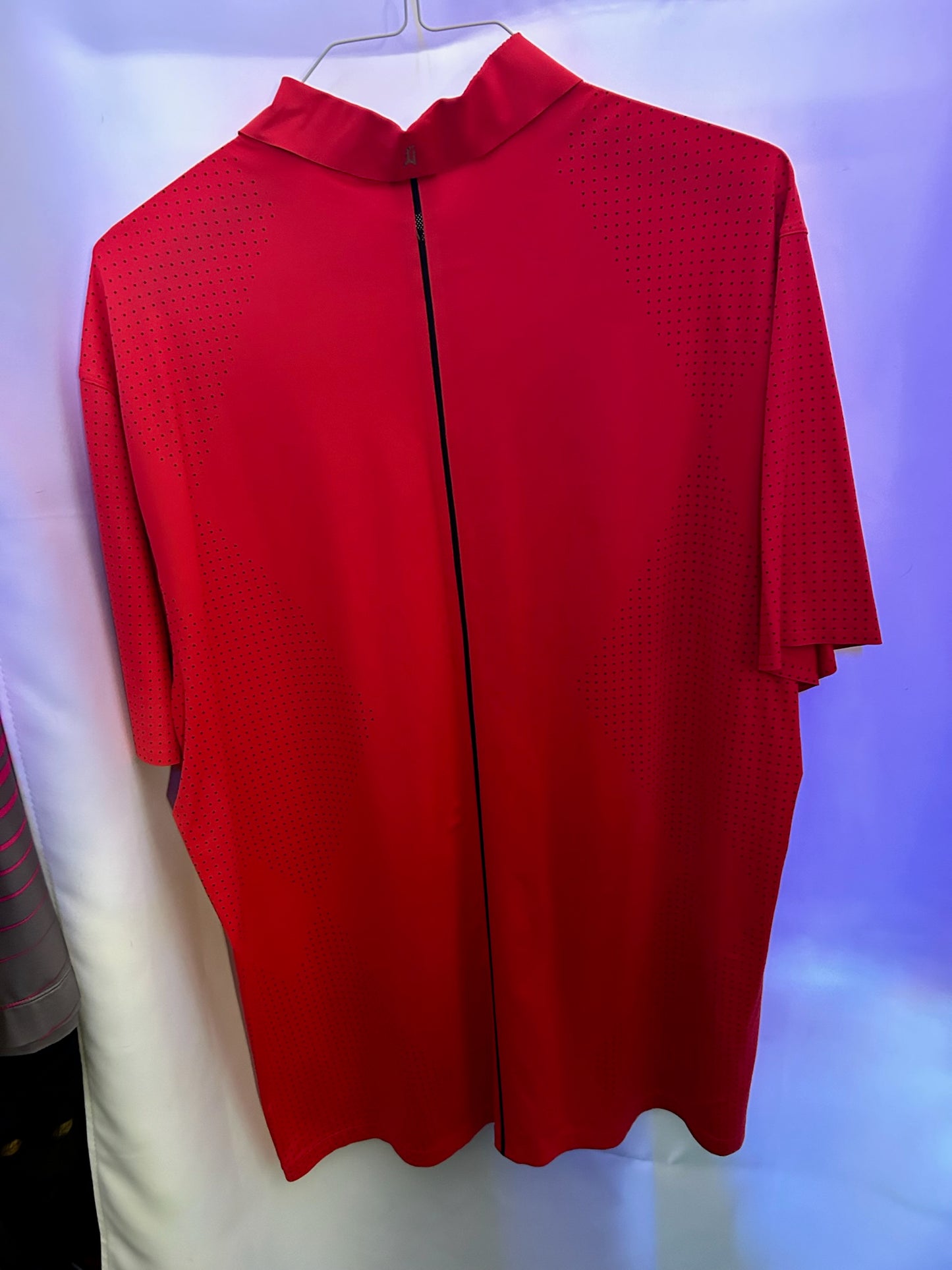 Nike Tiger Woods Collection Polo XL Red/Black Stripe