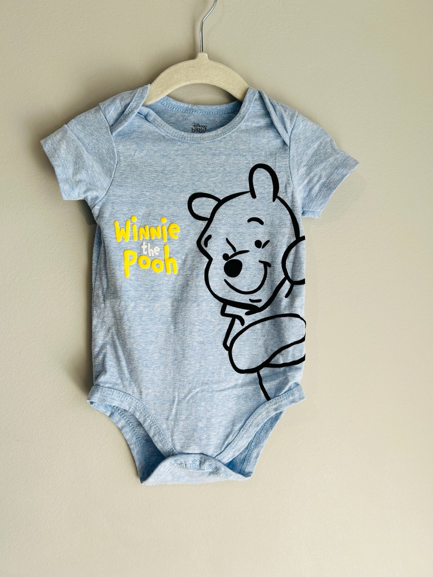 Disney Baby Short Sleeve Onesie, 12 month