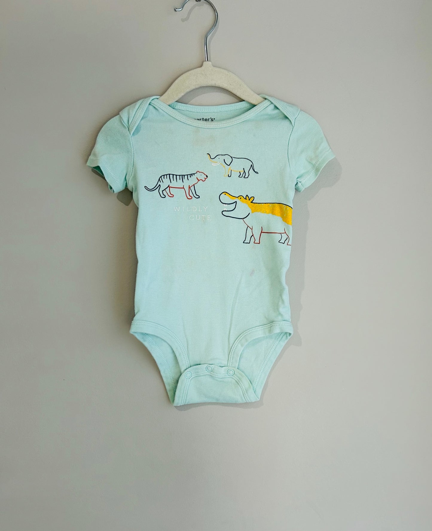 Carter’s Short Sleeve Onesie, 12 months