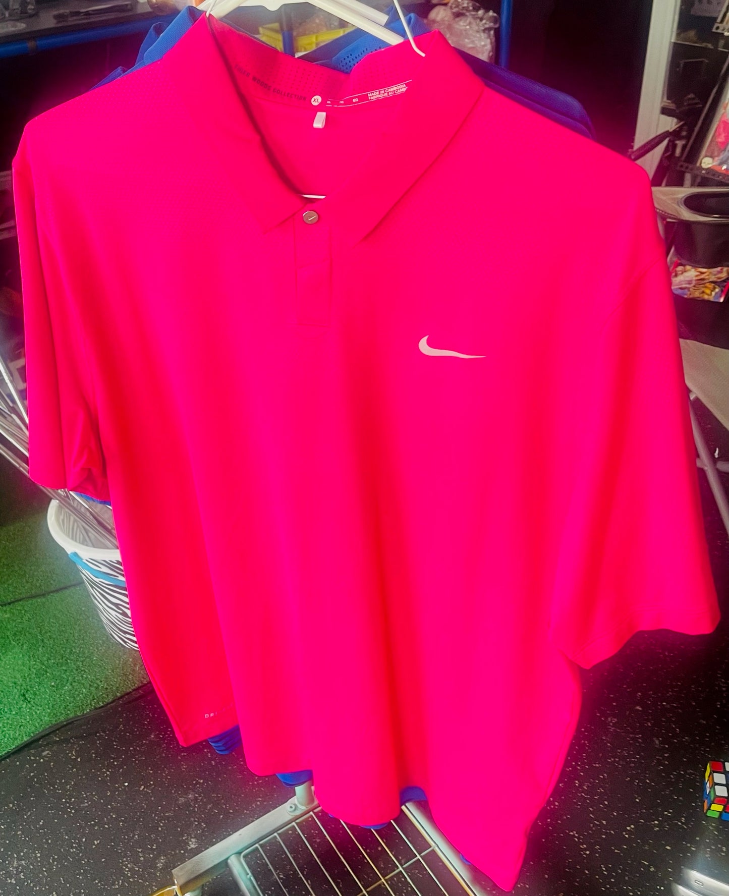 Nike Tiger Woods Collection Polo XL Pink