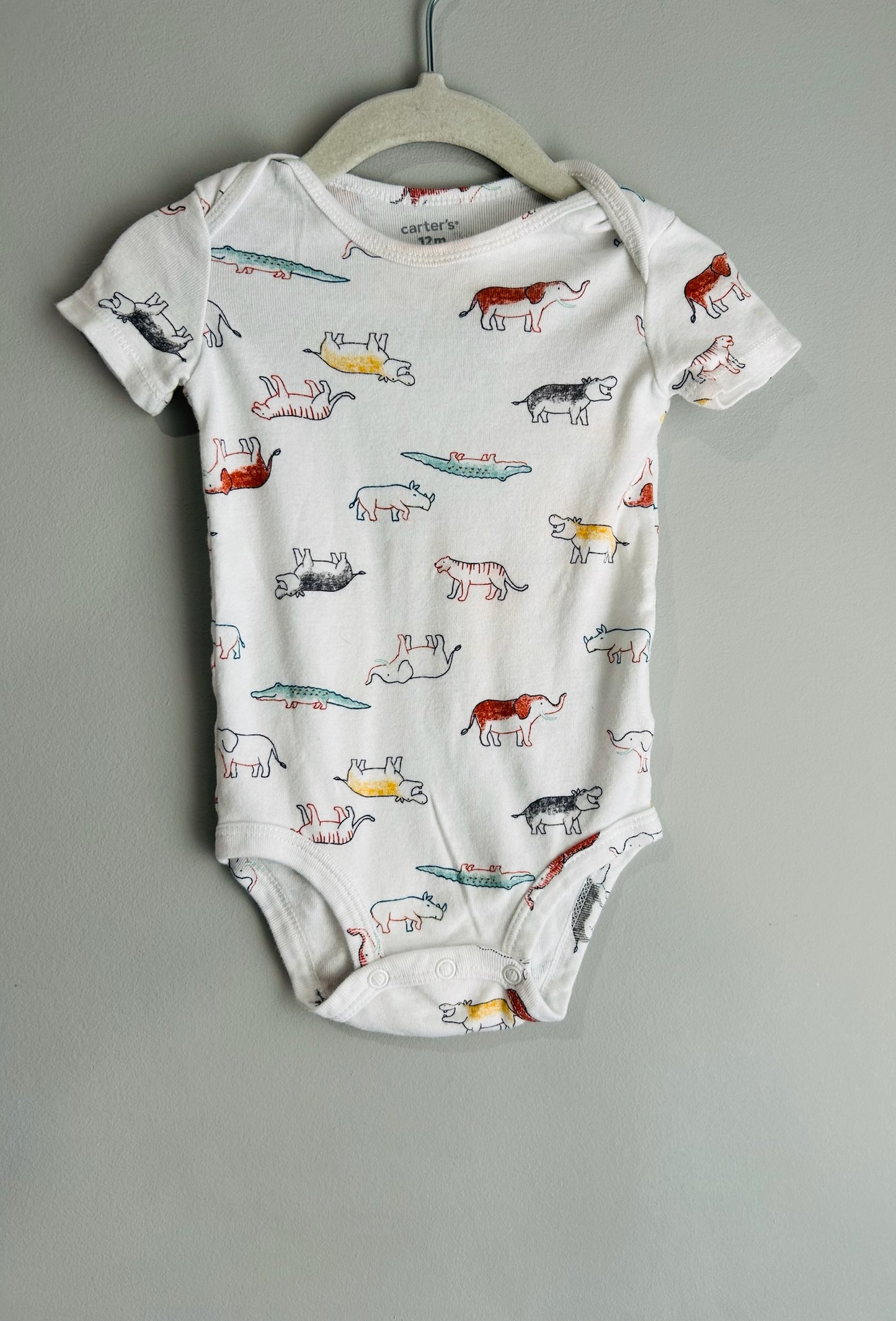 Carter’s Short Sleeve Onesie, 12 months